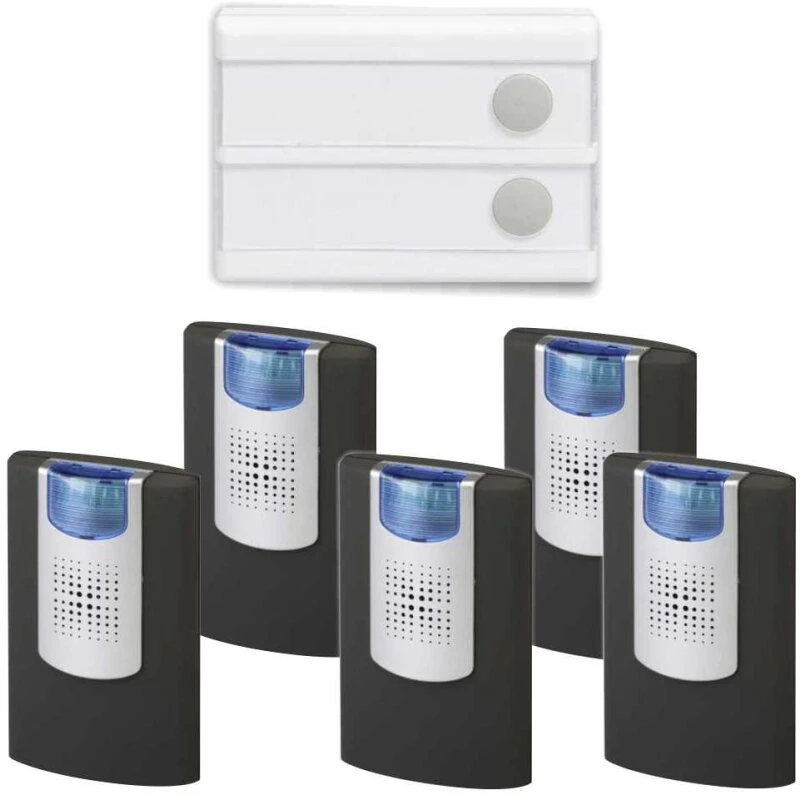 2 Familien Funkklingel Inklusive EMPFÄNGER HX Flashlight Schwarz Stückzahl Konfigurierbar 3 2 Familien Funkklingel Inklusive EMPFÄNGER HX Flashlight Schwarz Stückzahl Konfigurierbar