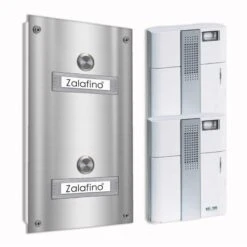 2 Parteien Funk Aufputz Türklingel 145x260mm Mit AP-Kasten