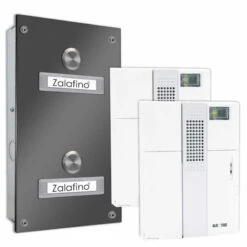 2 Parteien Funk Türklingel 145x260mm Mit UP-Kasten