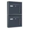2er Briefkastenanlage RAL 7016 Anthrazit 2 2er Briefkastenanlage RAL 7016 Anthrazit -Hochwertiger Türklingelladen 2er briefkastenanlage ral 7016 anthrazit