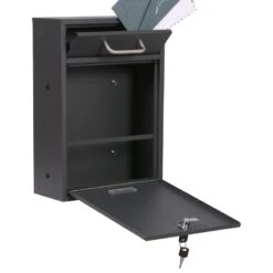 2x2 Wandbriefkasten Postkasten ANTHRAZIT 12 2x2 Wandbriefkasten Postkasten ANTHRAZIT -Hochwertiger Türklingelladen 2x2 wandbriefkasten postkasten anthrazit 23