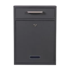 2x2 Wandbriefkasten Postkasten ANTHRAZIT 13 2x2 Wandbriefkasten Postkasten ANTHRAZIT -Hochwertiger Türklingelladen 2x2 wandbriefkasten postkasten anthrazit 24