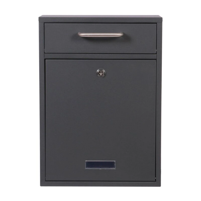 2x2 Wandbriefkasten Postkasten ANTHRAZIT 6 2x2 Wandbriefkasten Postkasten ANTHRAZIT – Bild 4