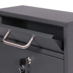 2x2 Wandbriefkasten Postkasten ANTHRAZIT 14 2x2 Wandbriefkasten Postkasten ANTHRAZIT -Hochwertiger Türklingelladen 2x2 wandbriefkasten postkasten anthrazit 25