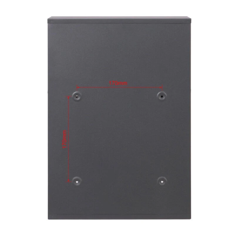 2x2 Wandbriefkasten Postkasten ANTHRAZIT 9 2x2 Wandbriefkasten Postkasten ANTHRAZIT – Bild 7