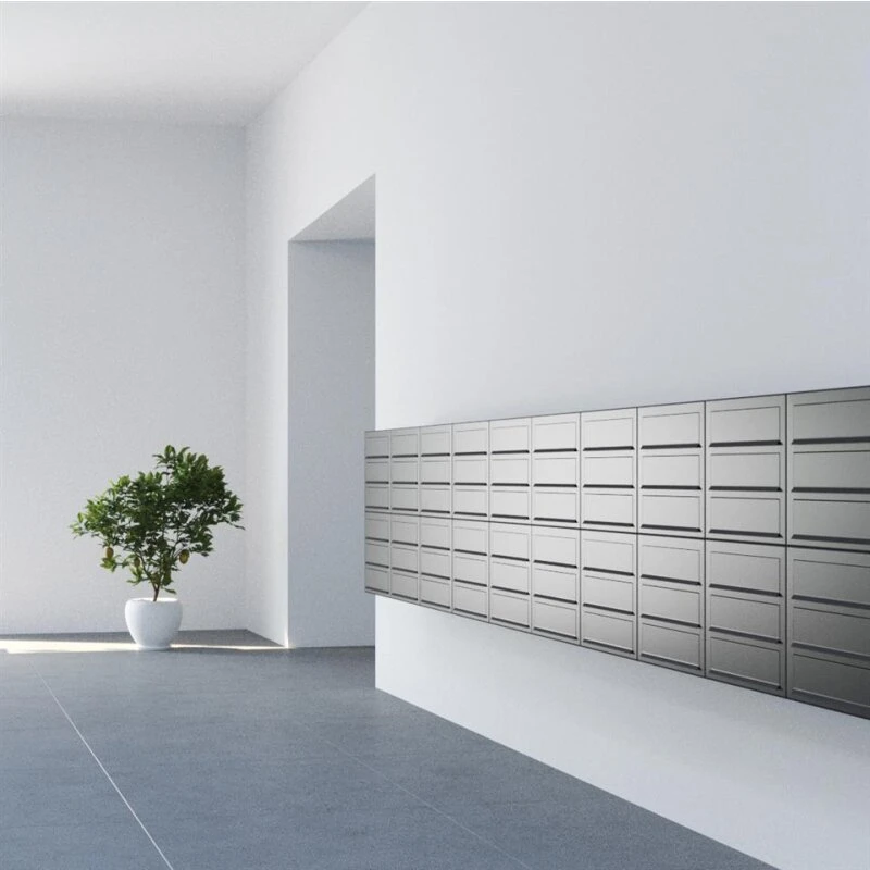 3-Fach Briefkasten Wandbriefkasten Comic Rost RAL 8001 Mit Edelstahlklappe 8 3-Fach Briefkasten Wandbriefkasten Comic Rost RAL 8001 Mit Edelstahlklappe – Bild 6