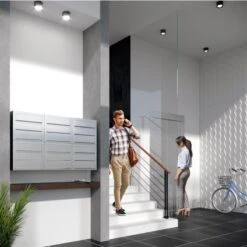 3-Fach Briefkasten Wandbriefkasten Comic Rot RAL 3004 -Hochwertiger Türklingelladen 3 fach briefkasten wandbriefkasten comic rot ral 30045