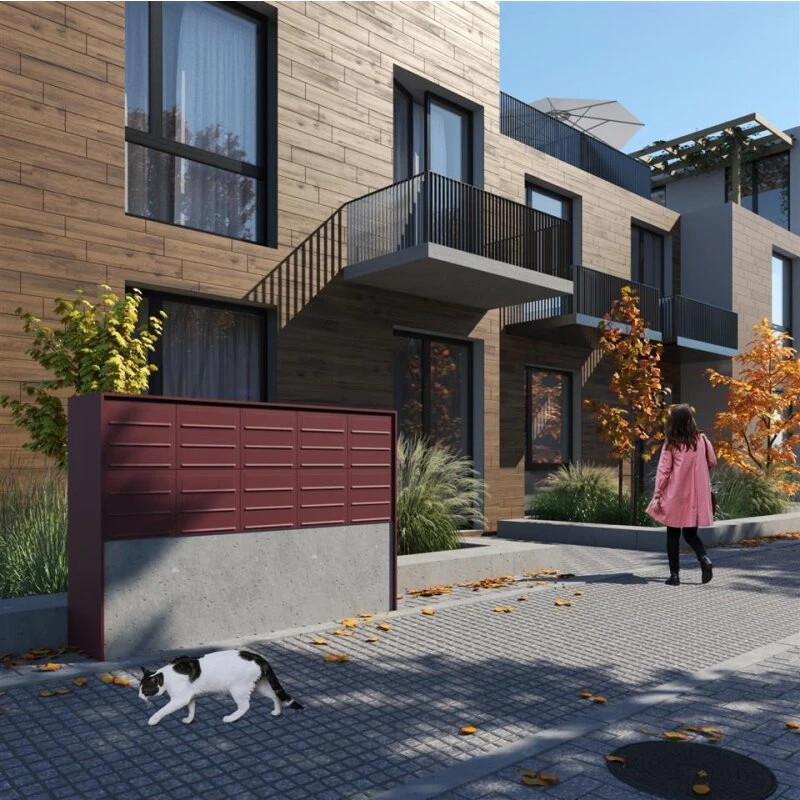 3-Fach Briefkasten Wandbriefkasten Comic Schwarz RAL 9005 8 3-Fach Briefkasten Wandbriefkasten Comic Schwarz RAL 9005 – Bild 6