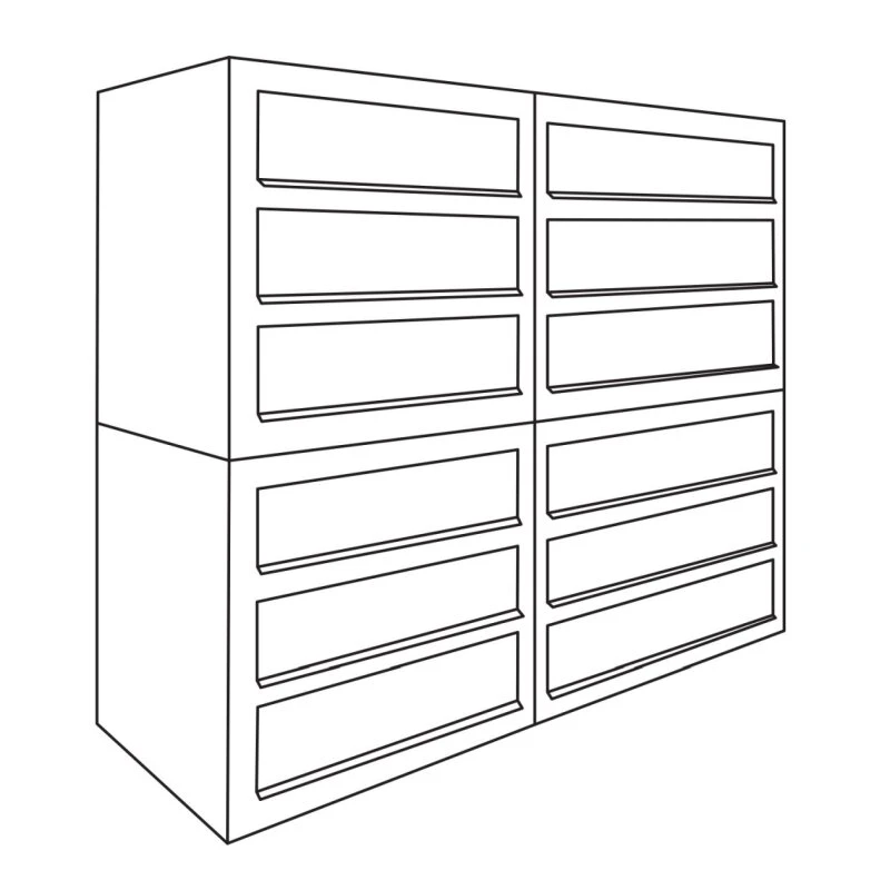 3-Fach Briefkasten Wandbriefkasten Comic Weiß RAL 9016 6 3-Fach Briefkasten Wandbriefkasten Comic Weiß RAL 9016 – Bild 4