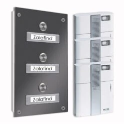 3 Parteien Funk Aufputz Türklingel 145x260mm Mit AP-Kasten -Hochwertiger Türklingelladen 3 parteien funk aufputz tuerklingel 145x260mm mit ap kasten5