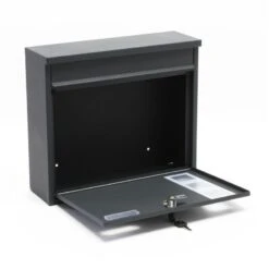 3er Briefkastenanlage RAL 7016 Anthrazit -Hochwertiger Türklingelladen 3er briefkastenanlage ral 7016 anthrazit6