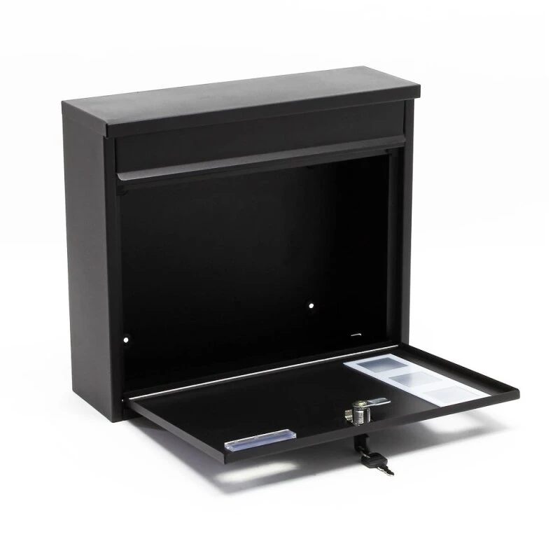 3er Briefkastenanlage Schwarz RAL 9005 6 3er Briefkastenanlage Schwarz RAL 9005 – Bild 4