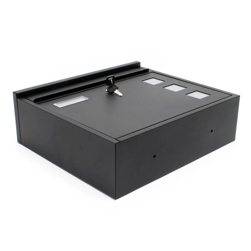 3er Briefkastenanlage Schwarz RAL 9005 7 3er Briefkastenanlage Schwarz RAL 9005 – Bild 5