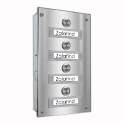 4 Parteien Funk Türklingel 145x260mm Mit UP-Kasten -Hochwertiger Türklingelladen 4 parteien funk tuerklingel 145x260mm mit up kasten3
