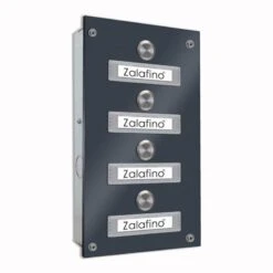 4 Parteien Funk Türklingel 145x260mm Mit UP-Kasten -Hochwertiger Türklingelladen 4 parteien funk tuerklingel 145x260mm mit up kasten4