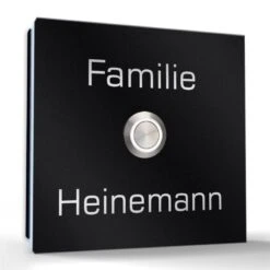 Aufputz Edelstahl Türklingel 100x100mm Superflach Emilia 9 Aufputz Edelstahl Türklingel 100x100mm Superflach Emilia -Hochwertiger Türklingelladen aufputz edelstahl tuerklingel 100x100mm superflach emilia3