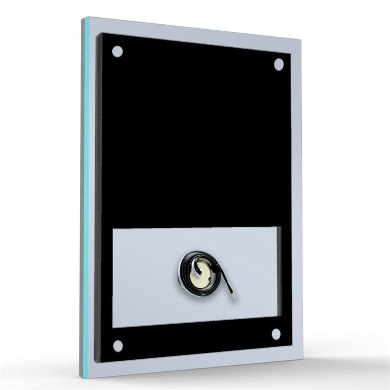 Aufputz Edelstahl Türklingel 110x160mm Superflach Ivo 7 Aufputz Edelstahl Türklingel 110x160mm Superflach Ivo – Bild 5