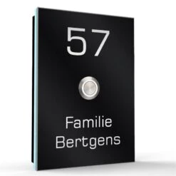 Aufputz Edelstahl Türklingel 110x160mm Superflach Trento -Hochwertiger Türklingelladen aufputz edelstahl tuerklingel 110x160mm superflach trento3