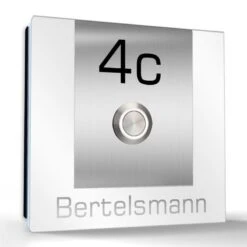 Aufputz Edelstahl Türklingel 120x120mm Anthrazit RAL 7016 Superflach Betty 9 Aufputz Edelstahl Türklingel 120x120mm Anthrazit RAL 7016 Superflach Betty -Hochwertiger Türklingelladen aufputz edelstahl tuerklingel 120x120mm anthrazit ral 7016 superflach betty3