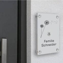 Aufputz Türklingel Aus Acrylglas 150x210mm Designklingel Venus