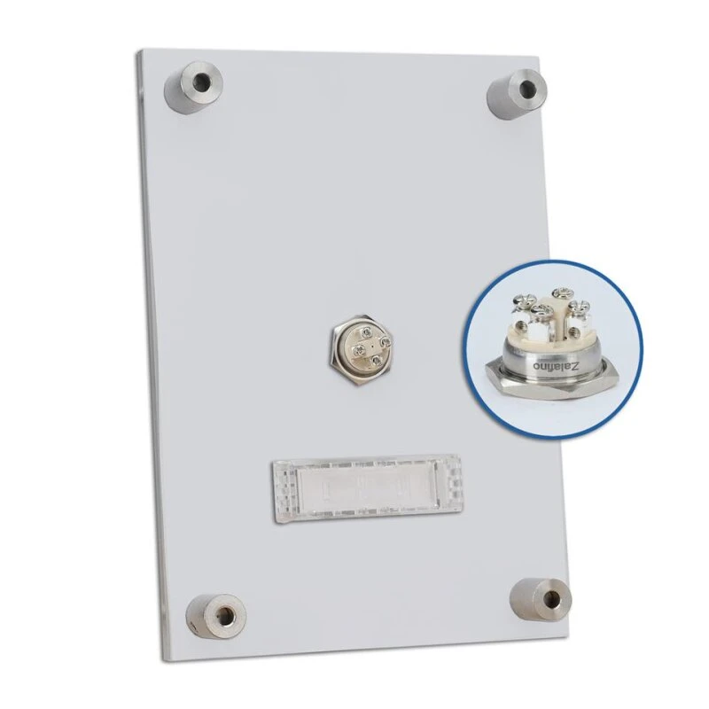 Aufputz Türklingel Aus Acrylglas 150x210mm Mit Beschriftungsfeld Venus 5 Aufputz Türklingel Aus Acrylglas 150x210mm Mit Beschriftungsfeld Venus – Bild 3