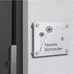 Aufputz Türklingel Aus Acrylglas 210x150mm Designklingel Orion