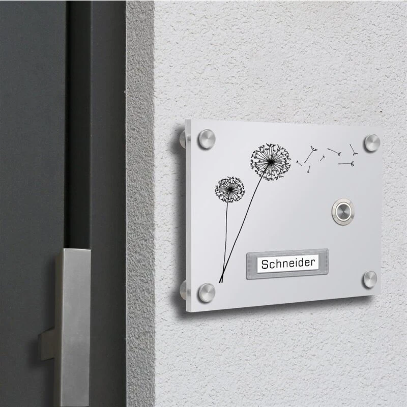 Aufputz Türklingel Aus Acrylglas 210x150mm Mit Beschriftungsfeld Orion 3 Aufputz Türklingel Aus Acrylglas 210x150mm Mit Beschriftungsfeld Orion