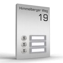 Aufputz Türklingel Dreifamilienhaus TERRA TREE In 4 Farben