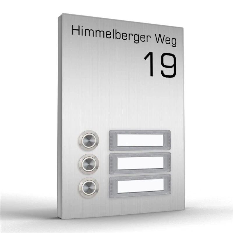 Aufputz Türklingel Dreifamilienhaus TERRA TREE In 4 Farben 3 Aufputz Türklingel Dreifamilienhaus TERRA TREE In 4 Farben