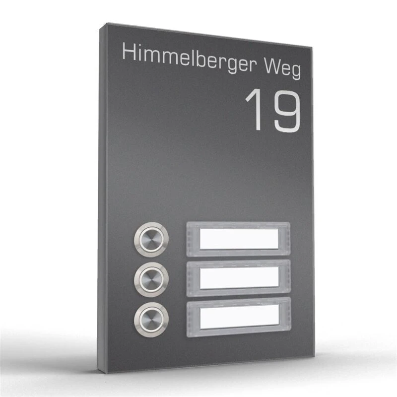 Aufputz Türklingel Dreifamilienhaus TERRA TREE In 4 Farben 6 Aufputz Türklingel Dreifamilienhaus TERRA TREE In 4 Farben – Bild 4