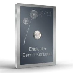 Aufputz Türklingel Edelstahl 110x160mm In Farbtönen Saturn5