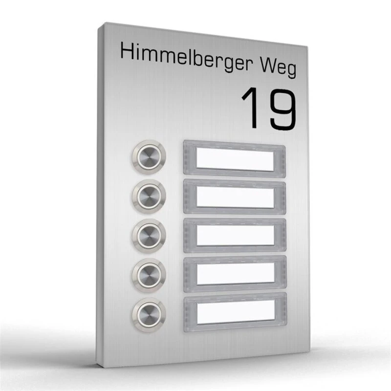 Aufputz Türklingel Fünffamilienhaus TERRA FIVE In 4 Farben 3 Aufputz Türklingel Fünffamilienhaus TERRA FIVE In 4 Farben