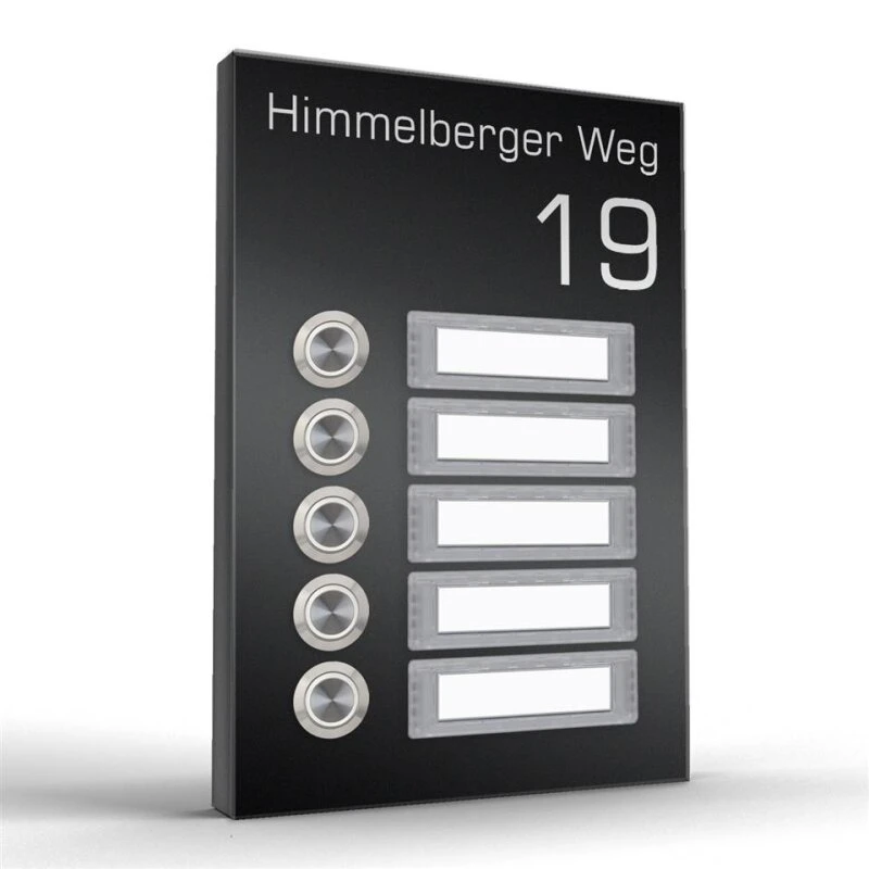 Aufputz Türklingel Fünffamilienhaus TERRA FIVE In 4 Farben 5 Aufputz Türklingel Fünffamilienhaus TERRA FIVE In 4 Farben – Bild 3