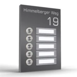 Aufputz Türklingel Fünffamilienhaus TERRA FIVE In 4 Farben 10 Aufputz Türklingel Fünffamilienhaus TERRA FIVE In 4 Farben -Hochwertiger Türklingelladen aufputz tuerklingel fuenffamilienhaus terra five in 4 farben4