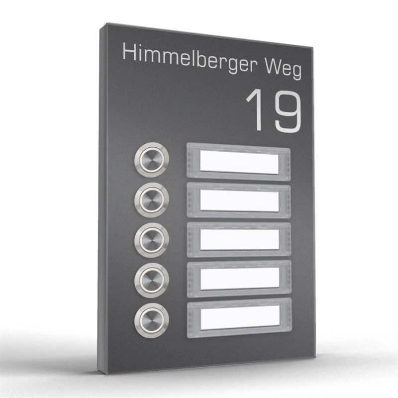 Aufputz Türklingel Fünffamilienhaus TERRA FIVE In 4 Farben 6 Aufputz Türklingel Fünffamilienhaus TERRA FIVE In 4 Farben – Bild 4