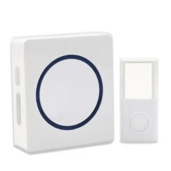 Batterieloses Funkgong Set Piezo 58 Melodien IP55