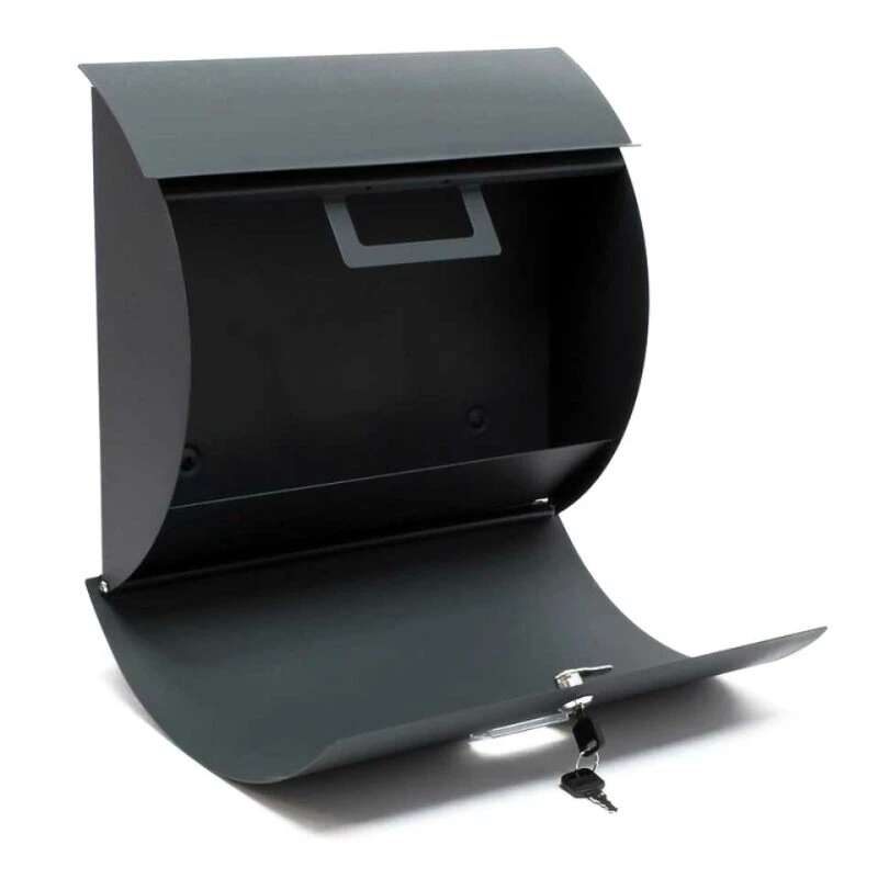 Briefkasten ANTHRAZIT Halbrund Wandbriefkasten Postkasten Birstein 5 Briefkasten ANTHRAZIT Halbrund Wandbriefkasten Postkasten Birstein – Bild 3