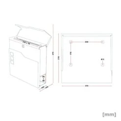 Briefkasten ANTHRAZIT Mit Beschriftung Wandbriefkasten Postkasten Alsfeld 11 Briefkasten ANTHRAZIT Mit Beschriftung Wandbriefkasten Postkasten Alsfeld -Hochwertiger Türklingelladen briefkasten anthrazit mit beschriftung wandbriefkasten postkasten alsfeld5