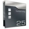 Briefkasten ANTHRAZIT Mit Beschriftung Wandbriefkasten Sabrina 2 Briefkasten ANTHRAZIT Mit Beschriftung Wandbriefkasten Sabrina -Hochwertiger Türklingelladen briefkasten anthrazit mit beschriftung wandbriefkasten sabrina