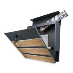 Briefkasten Anthrazit RAL 7016 Verschiedene Massivholzoptiken Mit Edelstahl 13 Briefkasten Anthrazit RAL 7016 Verschiedene Massivholzoptiken Mit Edelstahl -Hochwertiger Türklingelladen briefkasten anthrazit ral 7016 verschiedene massivholzoptiken mit edelstahl5