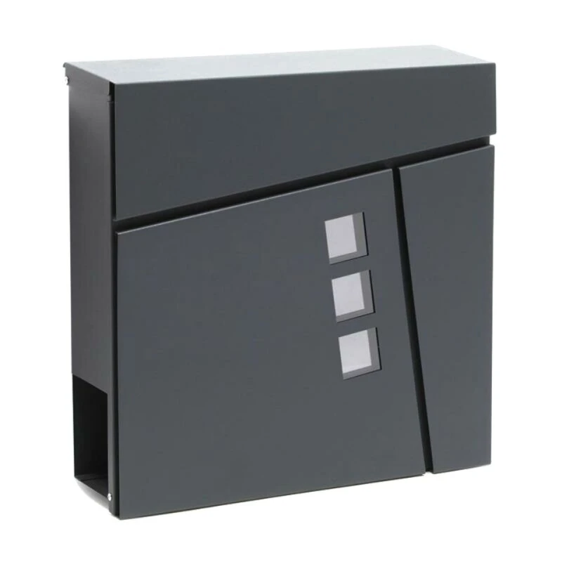 Briefkasten ANTHRAZIT Wandbriefkasten Zeitungsfach Postkasten Düren 3 Briefkasten ANTHRAZIT Wandbriefkasten Zeitungsfach Postkasten Düren