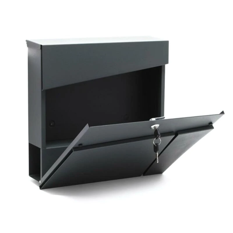 Briefkasten ANTHRAZIT Wandbriefkasten Zeitungsfach Postkasten Düren 5 Briefkasten ANTHRAZIT Wandbriefkasten Zeitungsfach Postkasten Düren – Bild 3