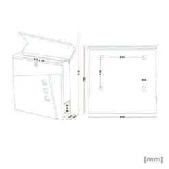 Briefkasten ANTHRAZIT Wandbriefkasten Zeitungsfach Postkasten Düren 15 Briefkasten ANTHRAZIT Wandbriefkasten Zeitungsfach Postkasten Düren -Hochwertiger Türklingelladen briefkasten anthrazit wandbriefkasten zeitungsfach postkasten dueren7