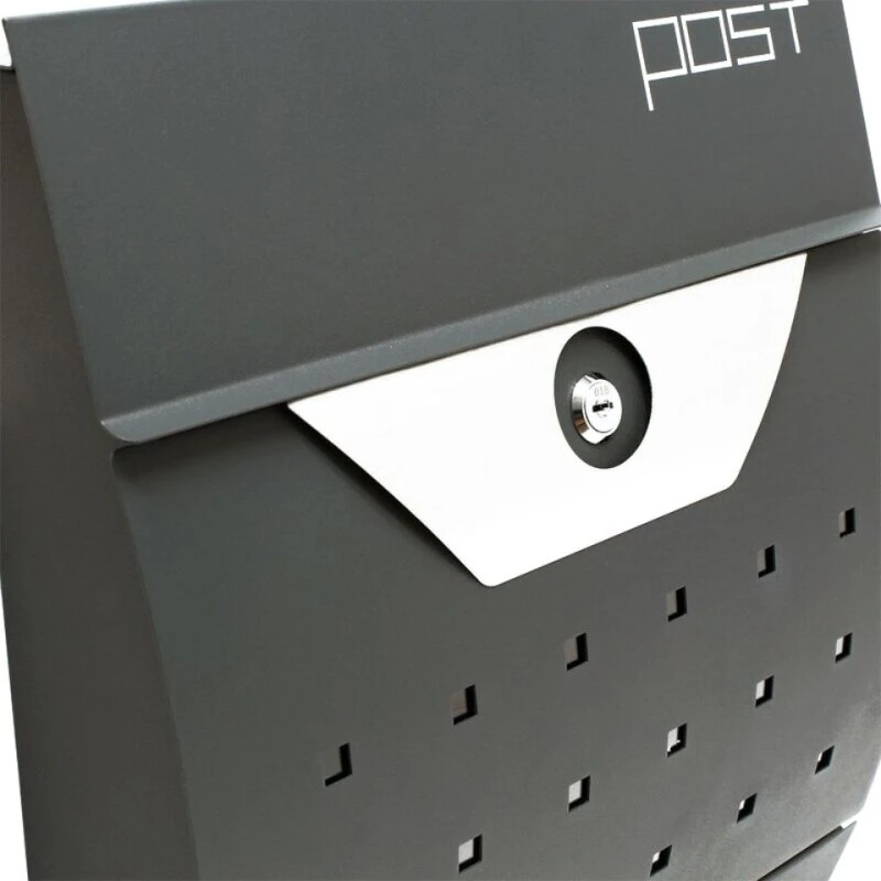 Briefkasten Design ANTHRAZIT Wandbriefkasten Postkasten Frankfurt 7 Briefkasten Design ANTHRAZIT Wandbriefkasten Postkasten Frankfurt – Bild 5