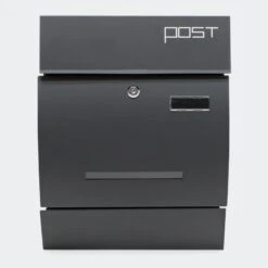 Briefkasten Design ANTHRAZIT Wandbriefkasten Postkasten Kopenhagen -Hochwertiger Türklingelladen briefkasten design anthrazit wandbriefkasten postkasten kopenhagen3