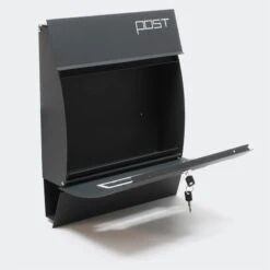 Briefkasten Design ANTHRAZIT Wandbriefkasten Postkasten Kopenhagen -Hochwertiger Türklingelladen briefkasten design anthrazit wandbriefkasten postkasten kopenhagen4