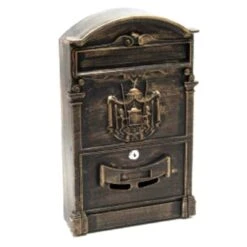 Briefkasten Design GOLD Antik Rom