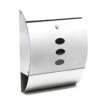 Briefkasten Design SILBER Wandbriefkasten Postkasten Marienburg 1 Briefkasten Design SILBER Wandbriefkasten Postkasten Marienburg -Hochwertiger Türklingelladen briefkasten design silber wandbriefkasten postkasten marienburg
