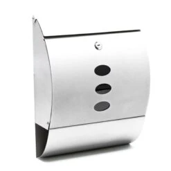 Briefkasten Design SILBER Wandbriefkasten Postkasten Marienburg