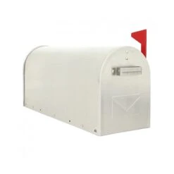 Briefkasten Mailbox Postkasten Postbox Mail Box Alu Silber